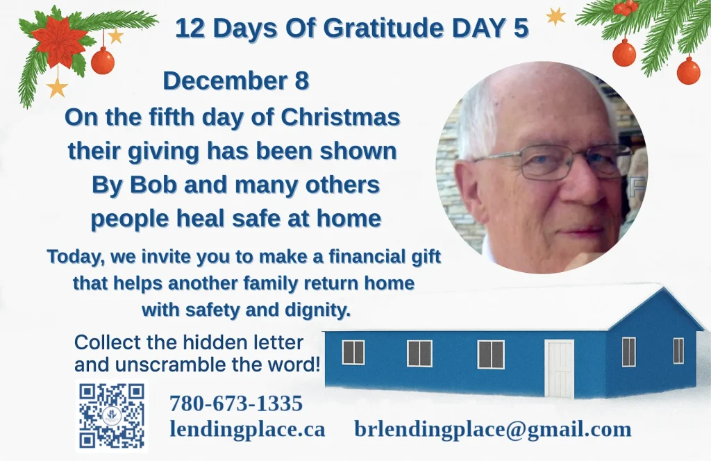 12 DAYS OF CHRISTMAS GRATITUDE: Day 5
