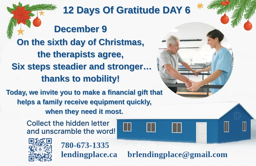 12 DAYS OF CHRISTMAS GRATITUDE: Day 6